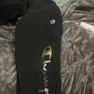 Champion Black Kids Sweatpants